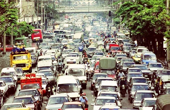 Traffic in Manila