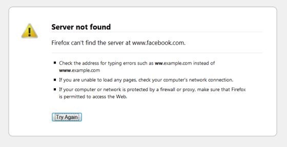 Facebook is Down : After Gmail and Chrome, Now This?