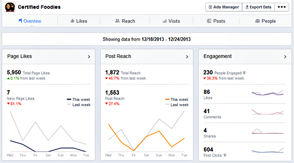 New Facebook Page Insights